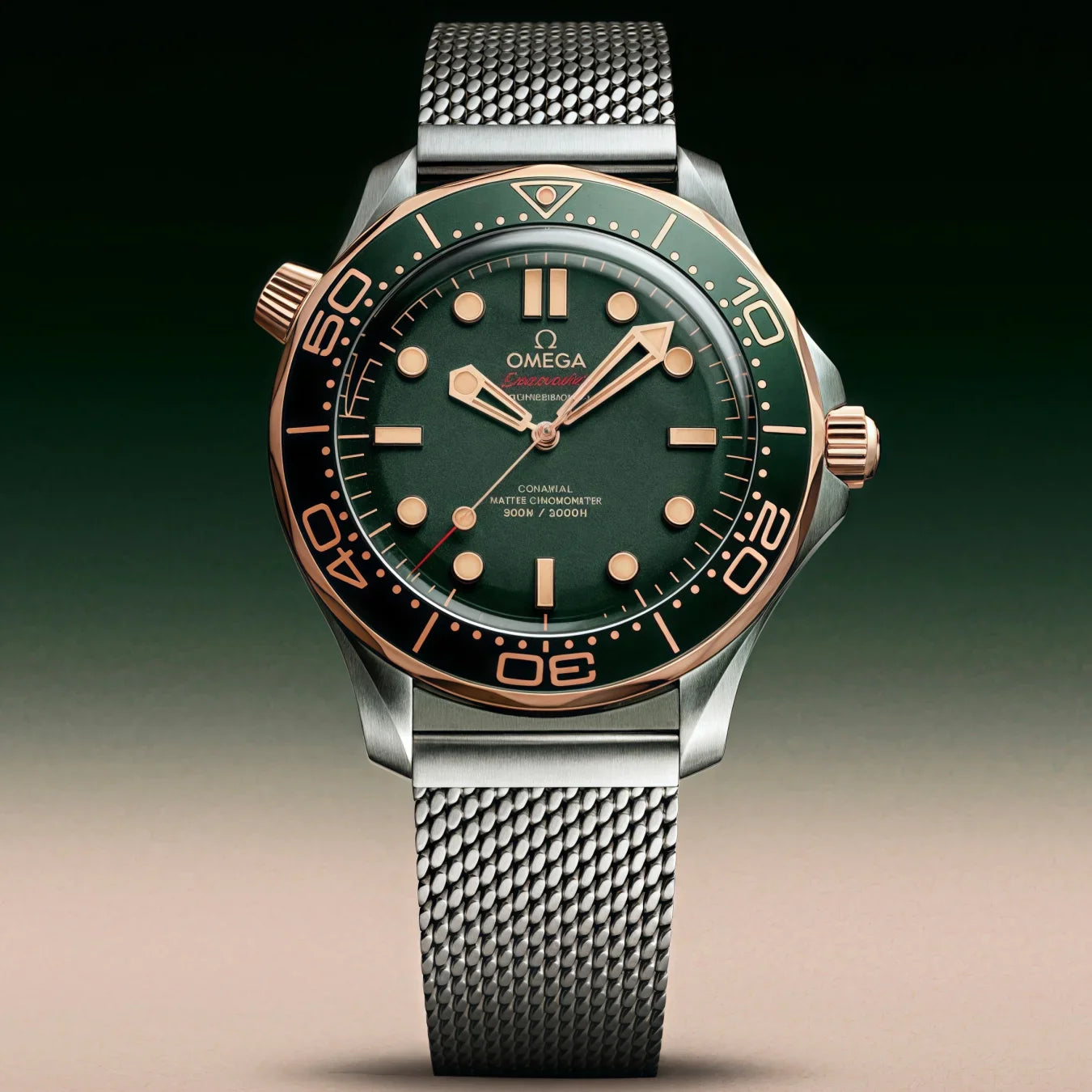 Relógio Omega Seamaster Diver 300M 42 mm, Titanium ‑ Bronze Gold on Titanium
