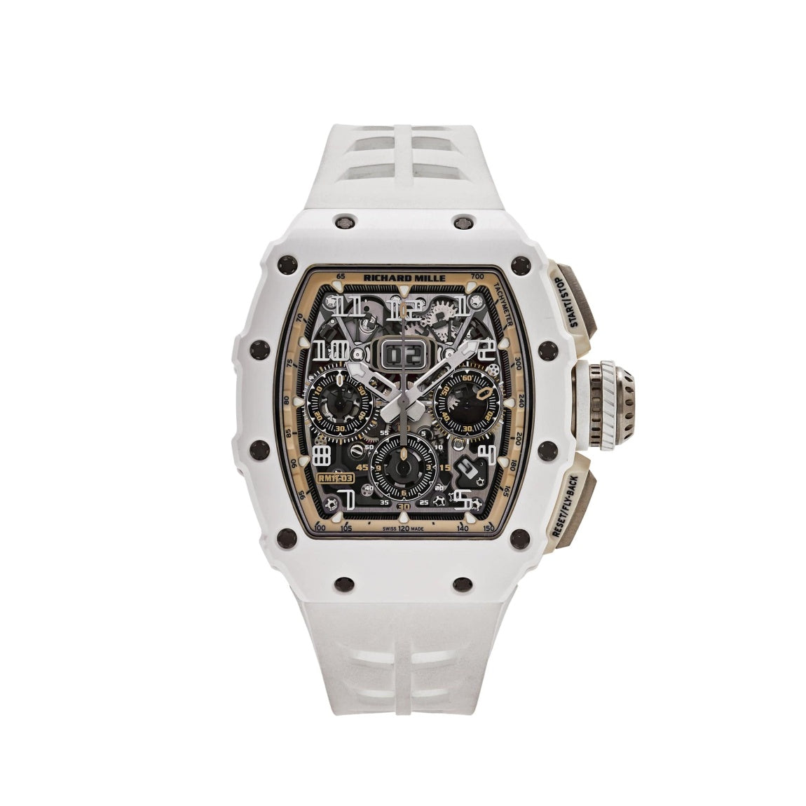 Relógio Richard Mille RM 11-03 'Last White Edition' Automatic Flyback Chronograph