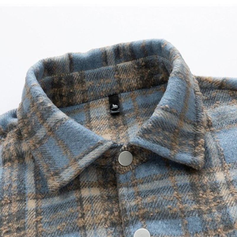 Jaqueta Classic Plaid Cashmere