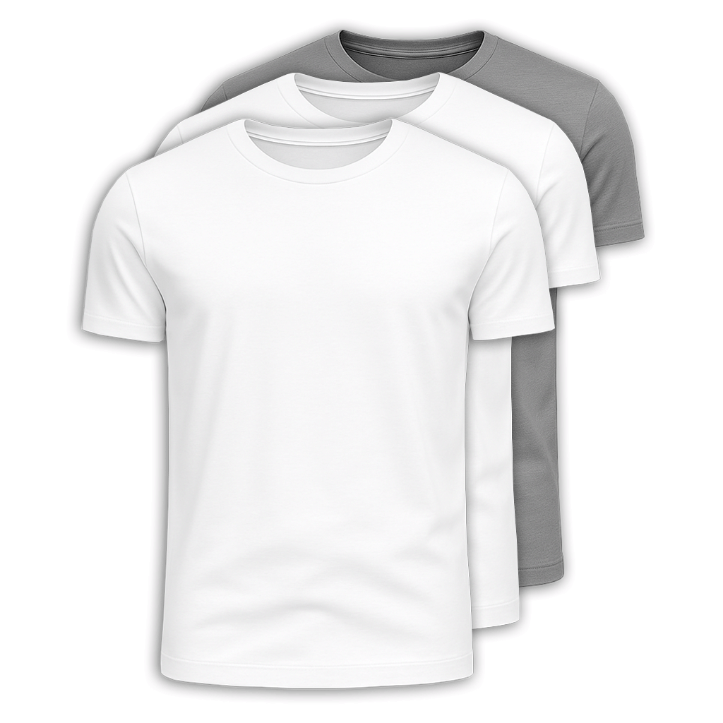 Kit 3 Camisetas Pima Premium Fiorinni