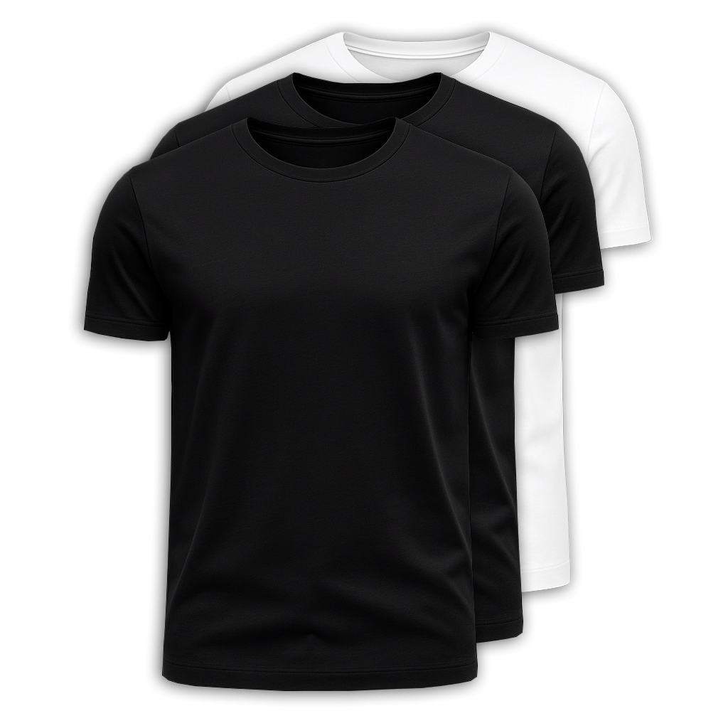 Kit 3 Camisetas Pima Premium Fiorinni