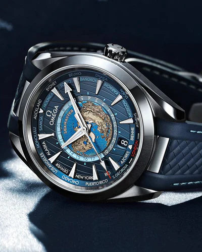 Relógio Omega Seamaster Aqua Terra Worldtimer 41mm