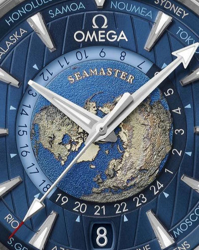 Relógio Omega Seamaster Aqua Terra Worldtimer 41mm