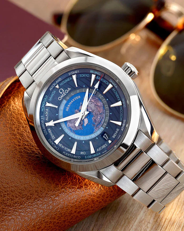 Relógio Omega Seamaster Aqua Terra Worldtimer 41mm