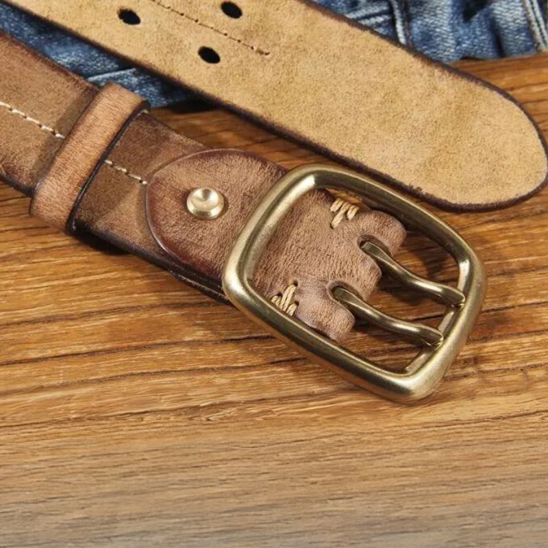 Cinto Masculino de Couro Artesanal Fiorinni