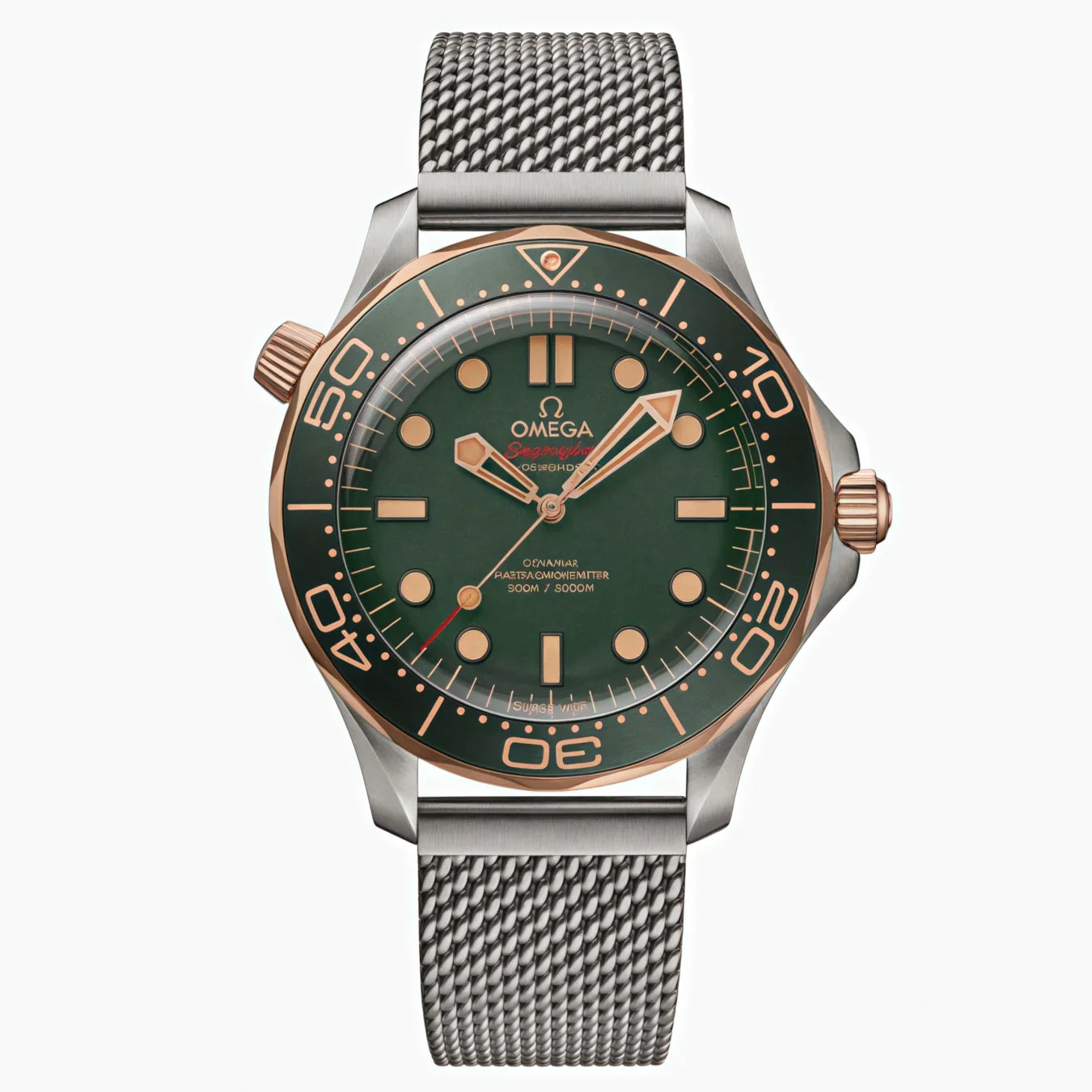 Relógio Omega Seamaster Diver 300M 42 mm, Titanium ‑ Bronze Gold on Titanium