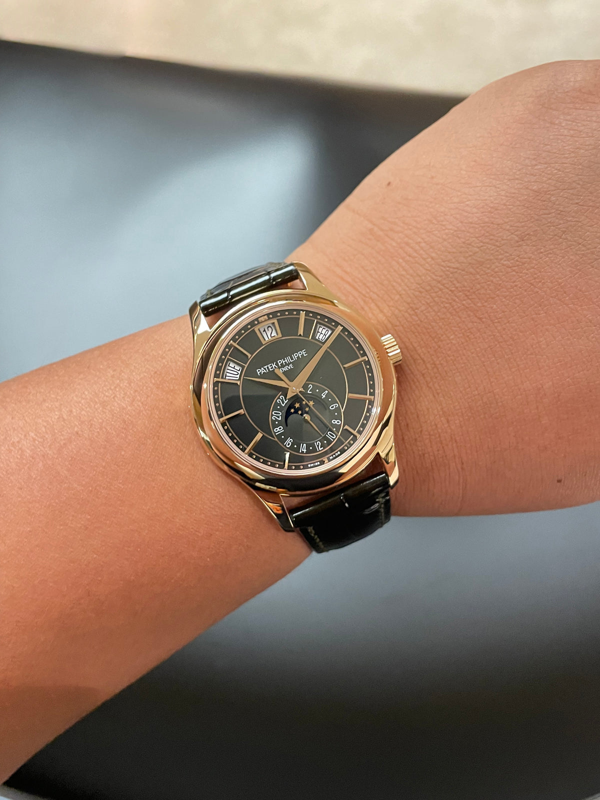 Relógio Patek Moon-Phase 40mm - Acompanha Caixa e Certificado