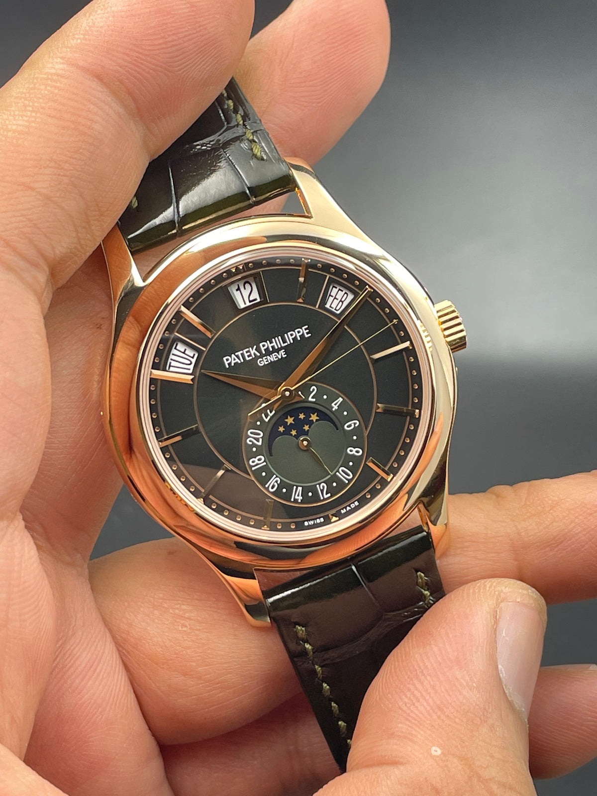 Relógio Patek Moon-Phase 40mm - Acompanha Caixa e Certificado