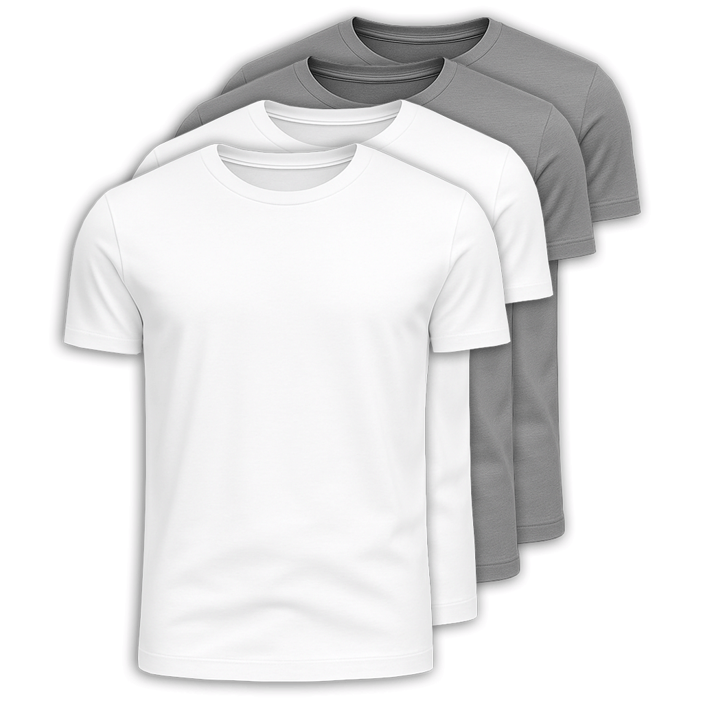 Kit 4 Camisetas Pima Premium Fiorinni