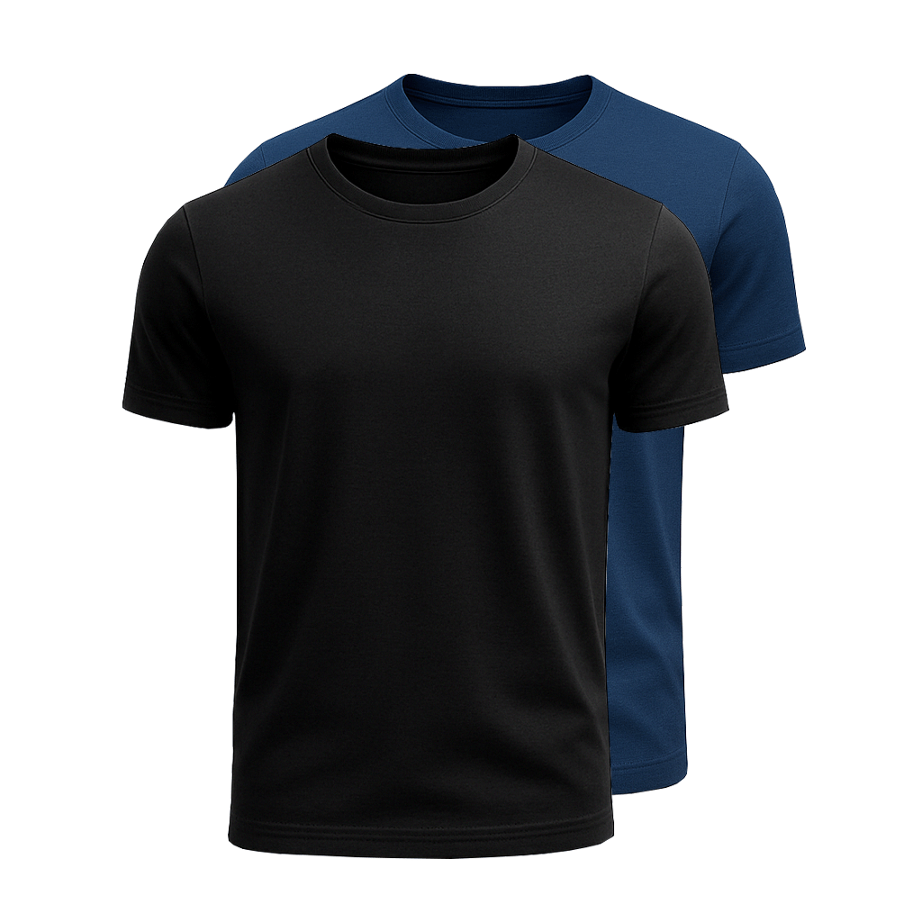 Kit 2 Camisetas Algodão Egípcio Fiorinni