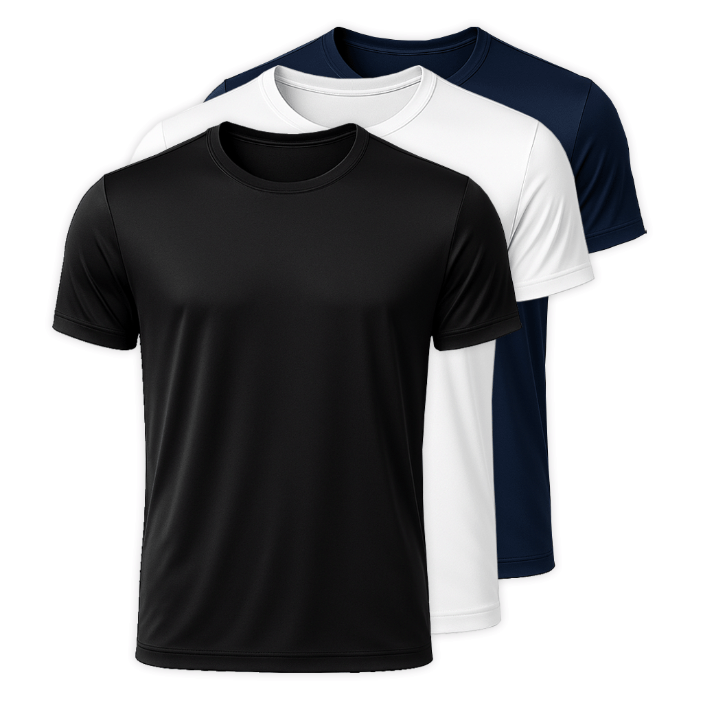 Kit 3 Camisetas Tech Modal Fiorinni