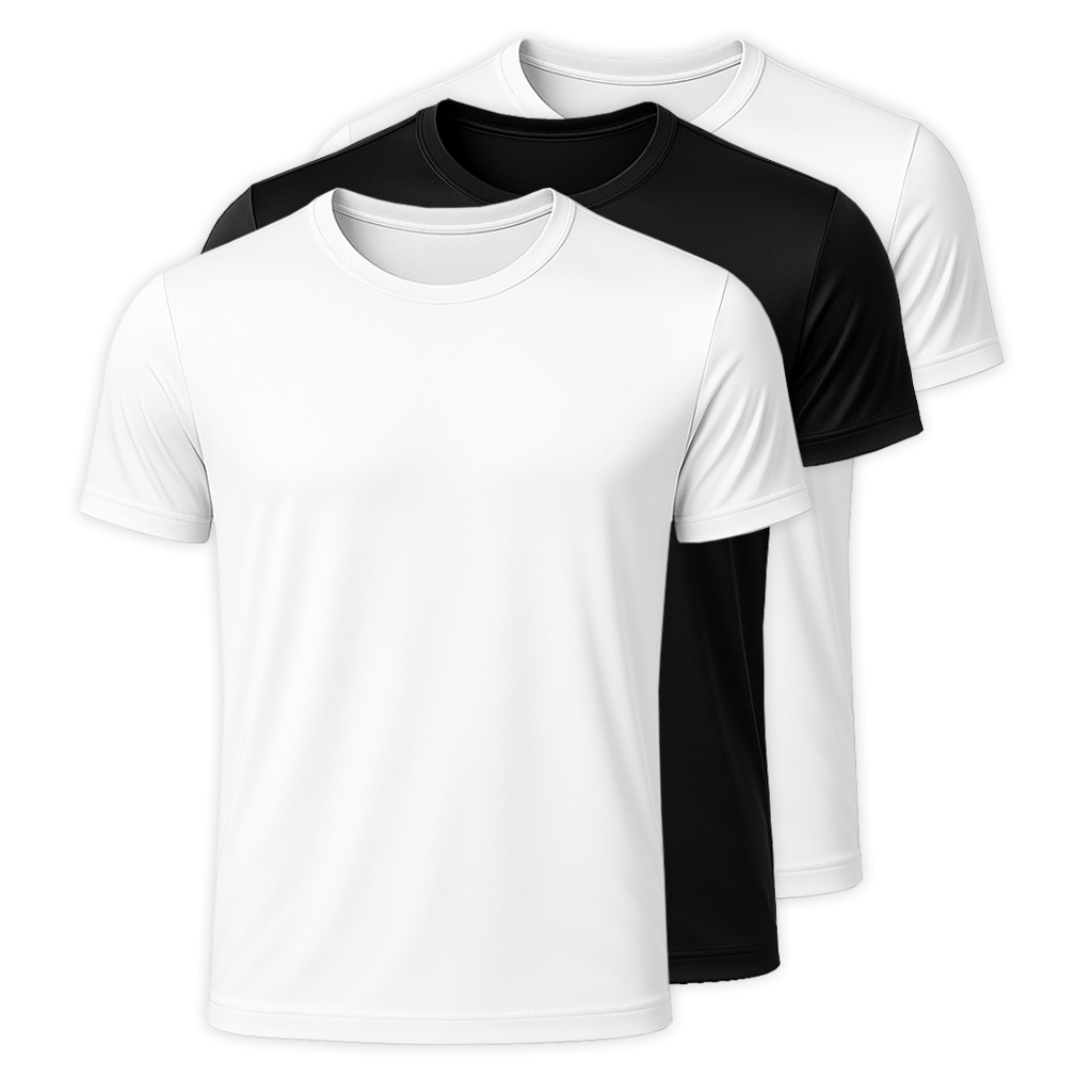 Kit 3 Camisetas Tech Modal Fiorinni