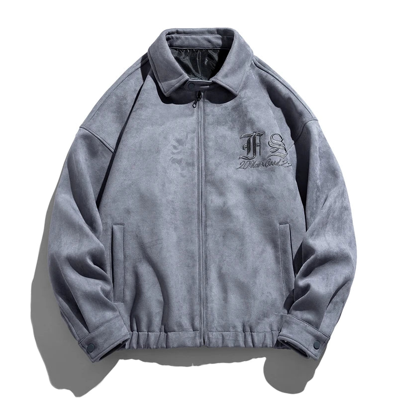 Jaqueta Suede Bomber