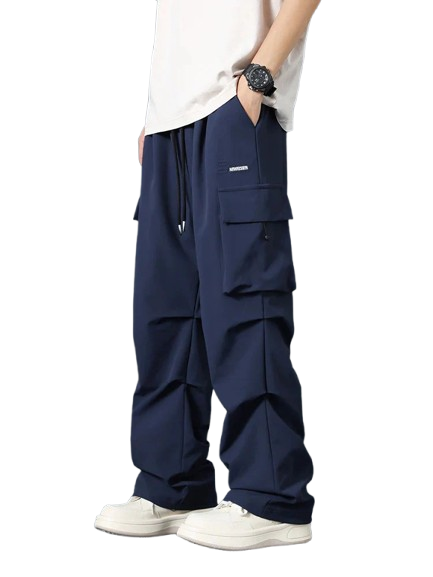 Calça Cargo Metro Wide-Leg