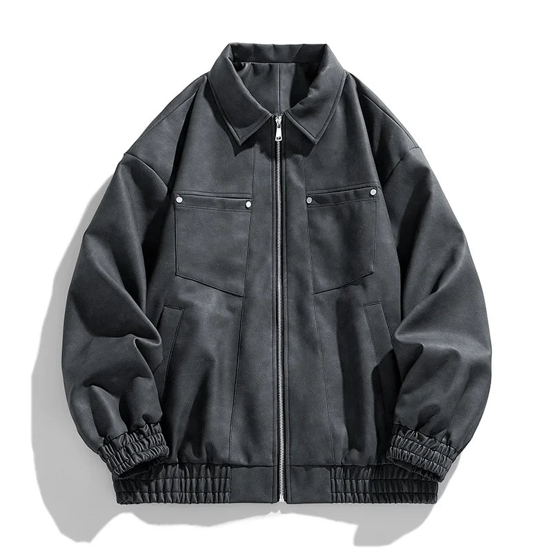 Jaqueta Classic Bomber Leather