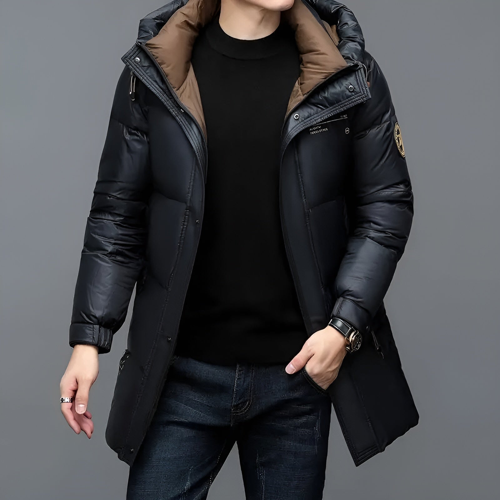 Casaco Longo Arctic Noir Parka