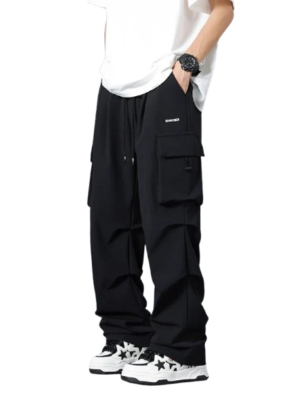 Calça Cargo Metro Wide-Leg