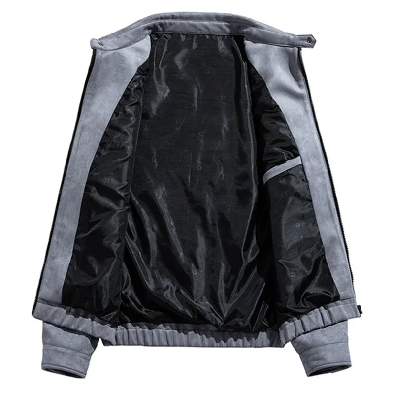 Jaqueta Suede Bomber