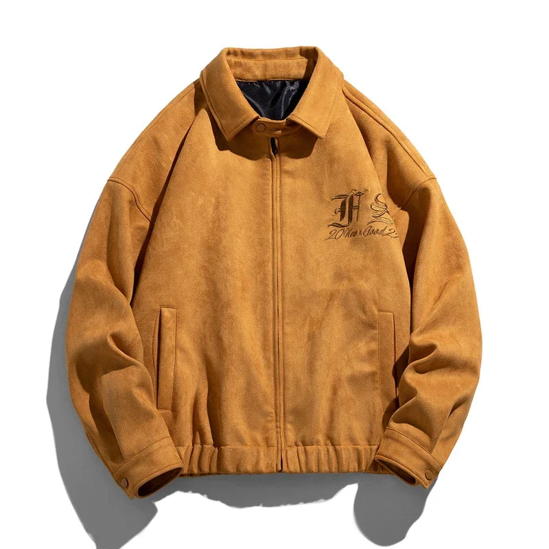 Jaqueta Suede Bomber