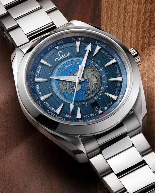 Relógio Omega Seamaster Aqua Terra Worldtimer 41mm