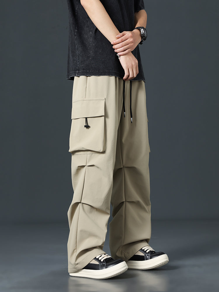 Calça Cargo Metro Wide-Leg
