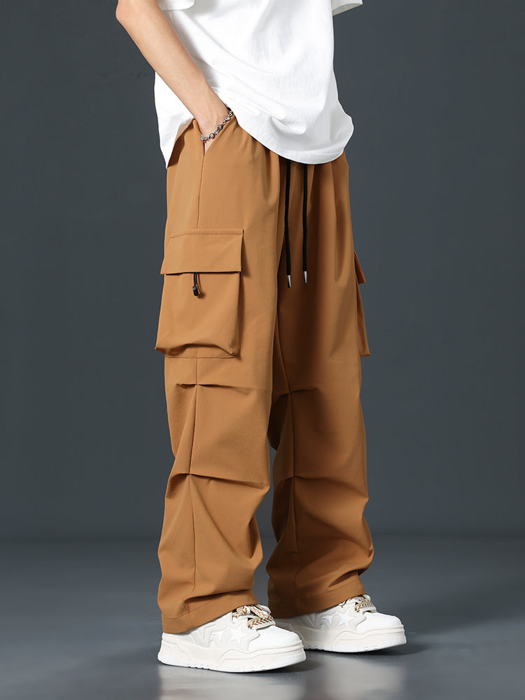 Calça Cargo Metro Wide-Leg