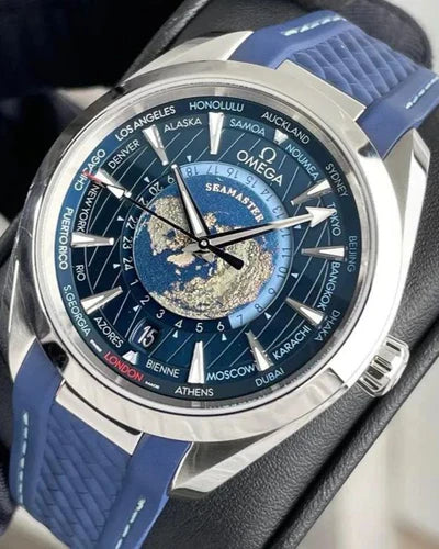 Relógio Omega Seamaster Aqua Terra Worldtimer 41mm
