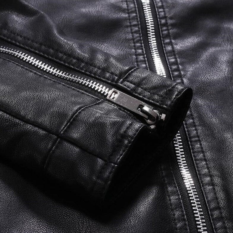 Jaqueta Masculina de Couro Classic Sampaio®