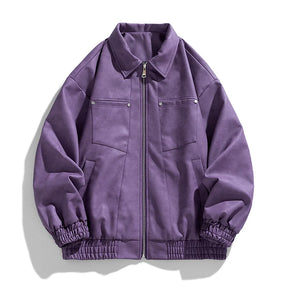 Jaqueta Classic Bomber Leather