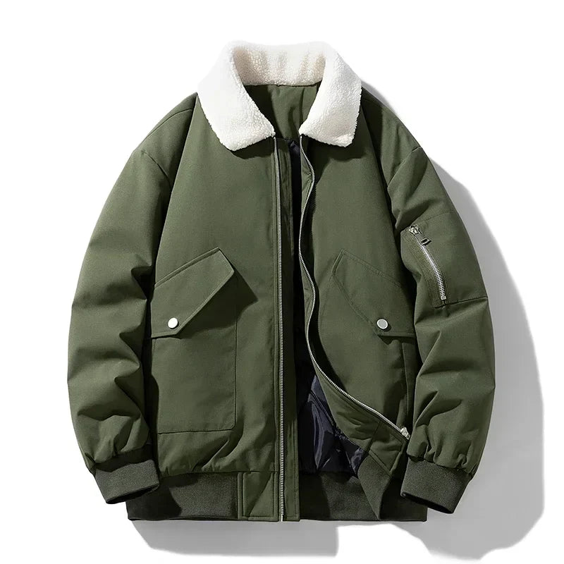 Jaqueta Denis Fur Collar