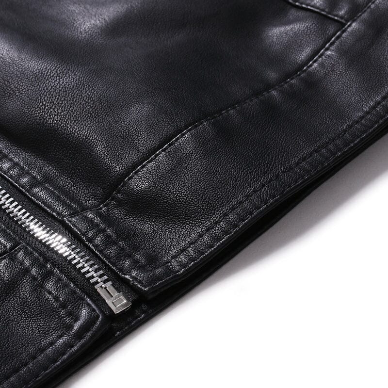 Jaqueta Masculina de Couro Classic Sampaio®
