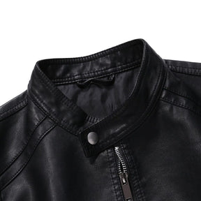 Jaqueta Masculina de Couro Classic Sampaio®